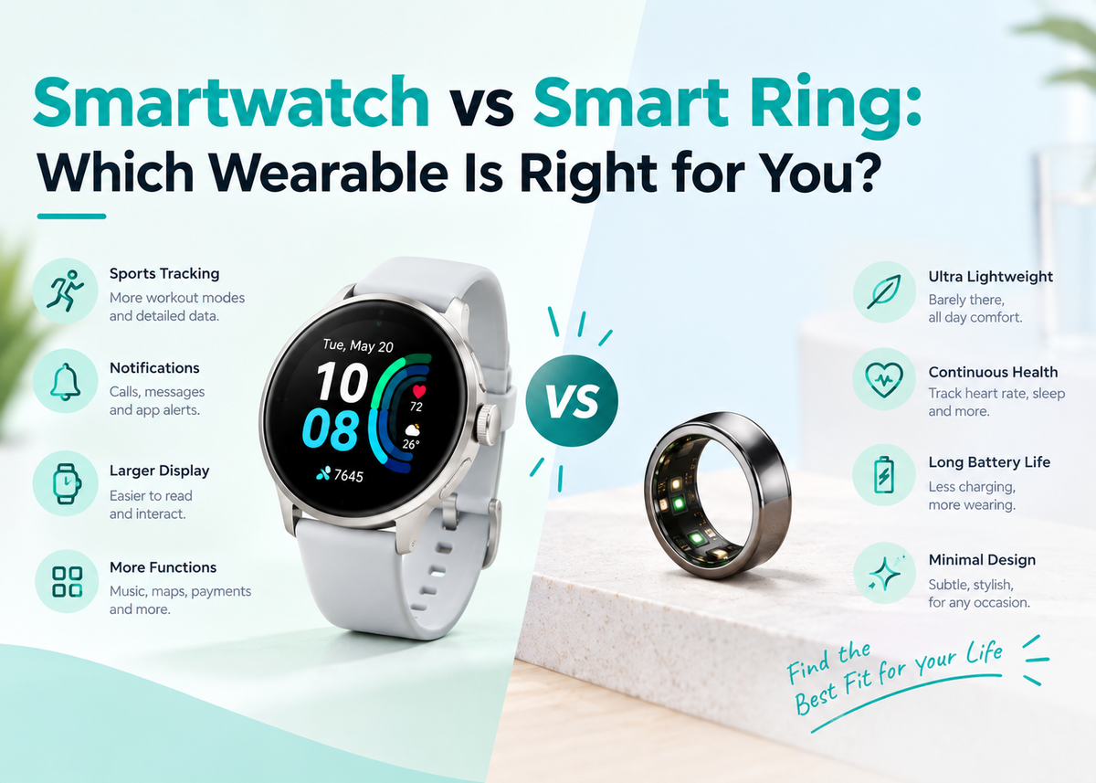 Smartwatch vs Smart Ring: Which Wearable Is Right for You?